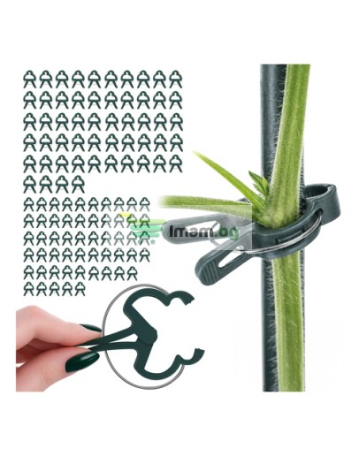 Пластмасови щипки за поддържане на домати и цветя – 108 бр